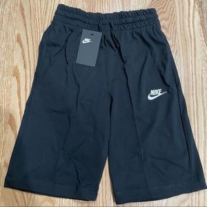 Nike Sportswear Black Boys Cotton Shorts